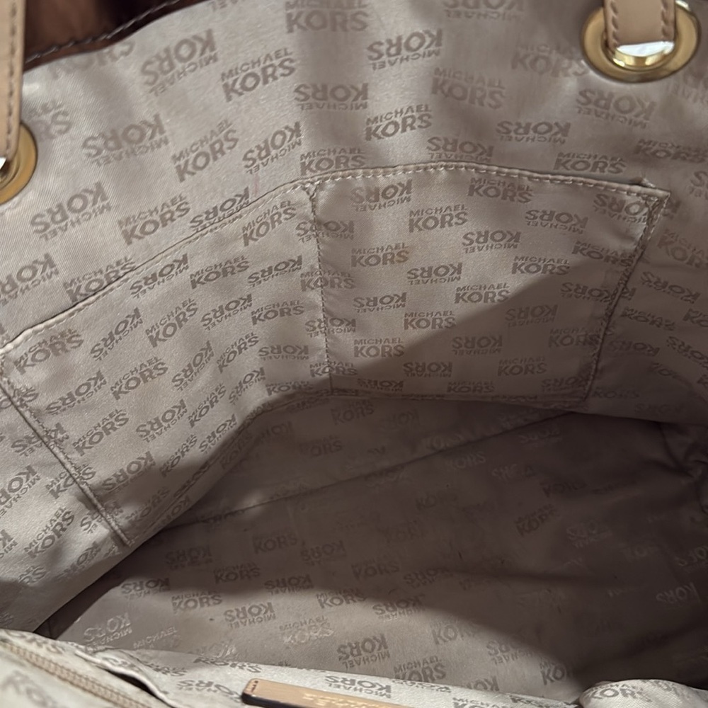 Michael Michael Kors Jet Set Bronze Mirror Metallic Tote - Picture 11 of 16